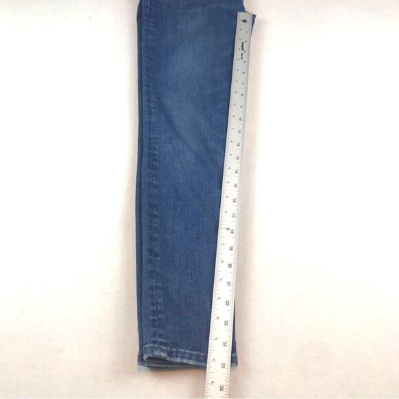 Madewell Blue Denim Jeans‎ 9 in Mid Rise Skinny Size 26 P. - Picture 7 of 10